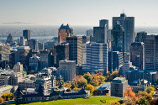 View of Montreal skyline.