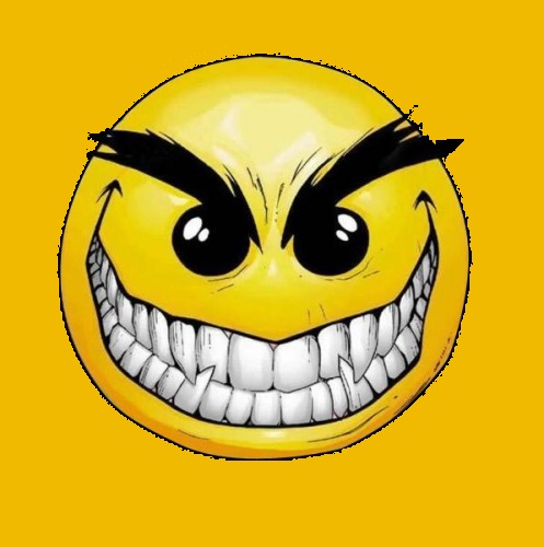 evil face