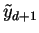 $ \tilde{y}_{d+1}$