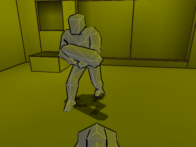 The lame shadows already in quake.