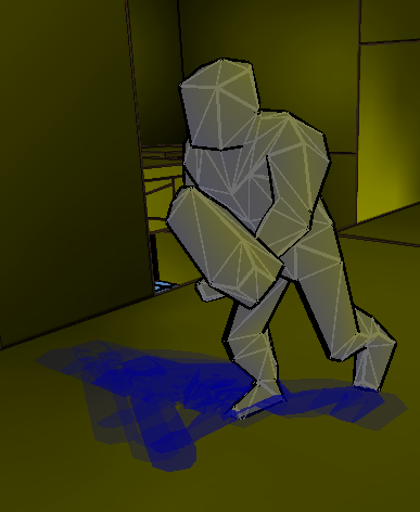 The really cool shadows we came up with.