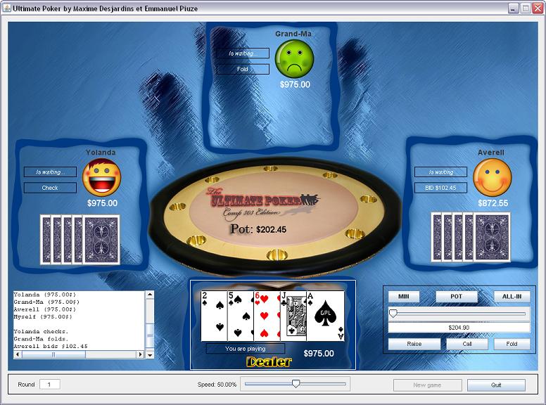 Poker screenshot