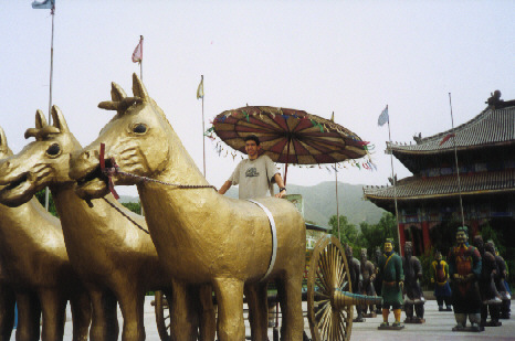 Life size replica of terracotta army