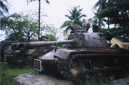 US tank seized by the liberation army in 75