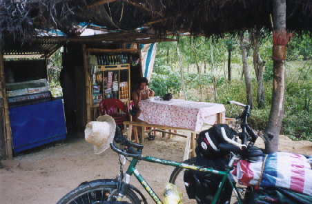 Refreshments on the side of the road