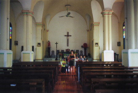 Colonial church left over by the French