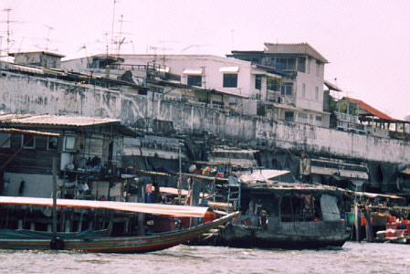 Life on the busy Chao Phraya river