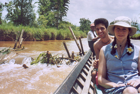 Blasting through a canal