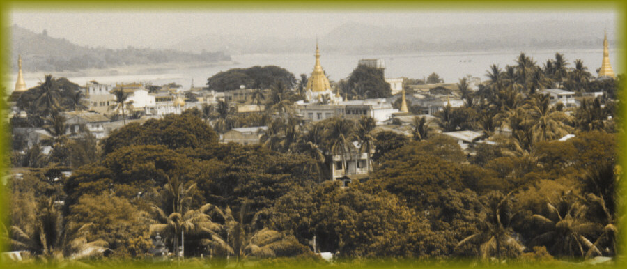 The bustling little town of Pyay