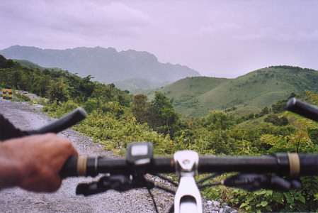 Over one last pass and downhill for a 1,500m altitude drop