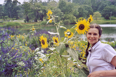 Strolling around the botanical garden