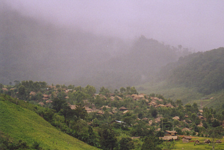 Burmese refugee camp on the Thai border