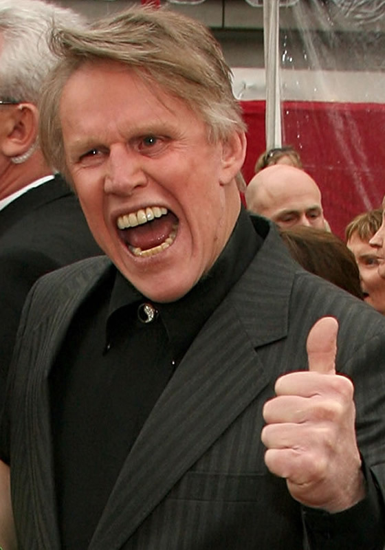 Gary Busey Monster seems to be sleeping...